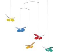 Flensted Mobiles Mariposas Móvil, Acero, Multicolor, 68x45cm