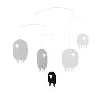 Flensted Mobiles Móvil de oveja blanca y negra