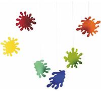 Flensted Mobiles Splash 148 - Cristal acrílico (60 x 50 cm), multicolor