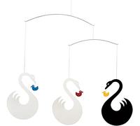 Flensted Mobiles Swan Fantasy - Móvil colgante de cartón de alta calidad, 14 pulgadas
