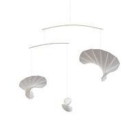 Flensted Mobiles Wave 3 móvil, Acero Cartón de Papel, Blanco, 60 x 60 cm