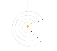 Flensted - Móvil colgante modelo Atom, diseño de arco iris, estilo moderno, decoración para interiores, 13 pulgadas, hecho a mano en Dinamarca