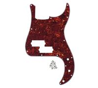 Fleor 13 Hole P Bass Pickguard Guitar Guitar Scratch Pick Guard para 4 cuerdas EE. UU./Estilo de precisin estndar mexicano Estilo de bajo 4ply Red
