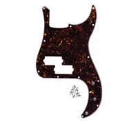 Fleor 13 Hole P Pickguard Pickguard Guitar Scratch Plate Guardar para 4 cuerdas EE. UU./Estilo de precisin estndar mexicano Estilo de bajo 4ply Bro