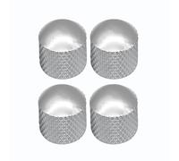 FLEOR 4 pomos de metal para guitarra con control de volumen y tono para bajo TL-TE/P fabricados en Estados Unidos, México, cromados