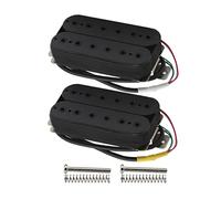FLEOR Alnico 5 eléctrica Guitarras Masajeadores de cuello pickup y 15-16K puente pickup set negro doble bobina humbucker pickup