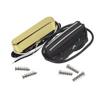 FLEOR Alnico - Pastillas de 5 TLfonías para puente humbucker en caliente 6~7 K y pastilla de cuello de bobina única, oro 7~8 K, ajuste TL