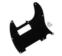 FLEOR Golpeador de 3 capas negro TL Mini Humbucker con tornillos para guitarra estilo TL Mini Humbucker