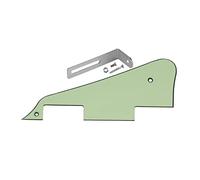 FLEOR Golpeador LP con soporte plateado para reemplazo de guitarra estilo o estilo Epi LP, verde menta 3 capas