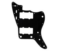 FLEOR Guitar Parts - Golpeador de 13 agujeros para guitarra vintage FD JM estilo 65/60s, 3 capas negro/blanco/negro
