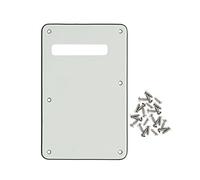 FLEOR Guitar ST Tremolo Placa posterior con tornillos de montaje para EE. UU. / Guitarra de estilo moderno ST estándar de fabricación mexicana, 3 capas blanco marfil