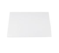 FLEOR Hoja de golpeador de guitarra en blanco de 11.4 x 17 pulgadas, placa trasera para arañazos, 3 capas, color blanco