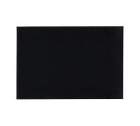 FLEOR Hoja de golpeador en blanco para guitarra y bajo de 11.4 x 17 pulgadas, material DIY para golpeador de guitarra, placa trasera, placa protectora, 1 capa, negro brillante