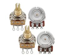 FLEOR Juego de 2A2B de 24 puntas de latón para guitarra eléctrica (2A2B)