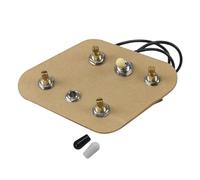 FLEOR Kit de arnés de cableado precableado 2T2V con función de división de bobina y interruptor de palanca de 3 vías potenciómetros de 500K para guitarra SG