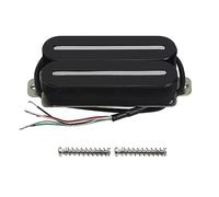 FLEOR Pastilla de alto rendimiento Pastillas humbucker de doble riel caliente Humbucker de pastilla de guitarra eléctrica de cerámica,Negro