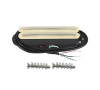 FLEOR Pastilla de bobina simple Alnico 5 Hot Rail Humbucker Humbucker 6-7K Crema Ajuste ST SQ TL guitarra