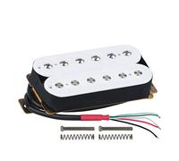 FLEOR Pastilla de guitarra eléctrica Pastillas Humbucker de doble bobina Pastilla de mástil de cerámica de 50 mm - Blanco
