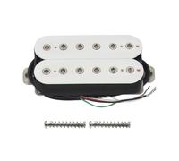 FLEOR Pastilla de puente Alnik 5 Pastilla humbucker de doble bobina de alto rendimiento 14-15K Blanco