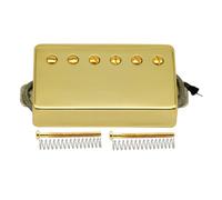 FLEOR Pastilla Humbucker de guitarra Alnico5 Pastillas de cuello dorado Compatible con parte de guitarra estilo LP