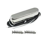 FLEOR Pastillas de cuello de guitarra con pastilla de bobina simple 50 mm Alnico 5 imán 7-8 k para piezas de cuello de guitarra eléctrica TL TE, cromo