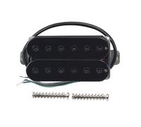 FLEOR Pastillas Humbucker de doble bobina 14-15K para pastilla de guitarra eléctrica, color negro
