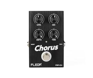 FLEOR Pedal de coro analógico, efectos de modulación anchos cálidos con movimiento suave, pedal de guitarra True Bypass para guitarra eléctrica, bajo y sintetizador