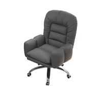 FLEPYHB Silla de Escritorio para Oficina en Casa, Cómoda Silla Giratoria de 360° Tapizada con Soporte Lumbar y Respaldo Inclinable, Silla de Trabajo para Computadora de Altura Ajustable