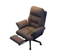 FLEPYHB Silla de Escritorio para Oficina en Casa, Silla de Ergonómica Giratoria de 360°, Sillón de Computadora con Respaldo Inclinable, Sillas de Trabajo de Oficina Tapizadas Cómodas