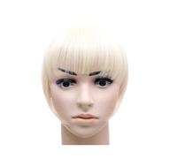 Flequillo Bang Hair Bangs Negro Marrón Castaño Rojo Clip en pelo sintético Flequillo Clip en Bangds for mujeres Flequillo postizo(B3 613)