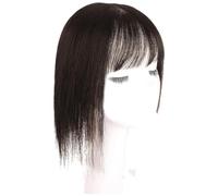 Flequillo Clip Wigs - Payon de frente natural, cubierta de flequillo con discapacidad visual | Extensiones de cabello de las mujeres de pelo gris, flecos Clips Reemplazo de cabello Rendimiento