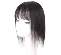 Flequillo Clip Wigs - Payon de frente natural, cubierta de flequillo con discapacidad visual | Extensiones de cabello de las mujeres de pelo gris, flecos Clips Reemplazo de cabello Rendimiento