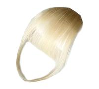 Flequillo con clip: postizo con flecos en la frente de cabello real, construcción de diseño de extensión de sien natural, solución de cambio de peinado sin costuras | Uso práctico para citas fotográfi