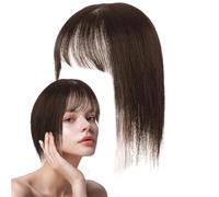 Flequillo de pelo con flecos, pelucas de pelo fino para la frente, flequillo falso, para mujer, para actuaciones, citas, viajes de negocios salientes, desplazamientos