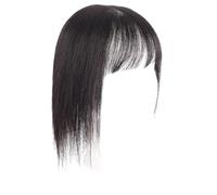 Flequillo de pelo con flecos, pelucas de pelo fino para la frente, flequillo falso, peinado de mujer, flequillo con clip para el rendimiento, diario, viajes, citas, viajes