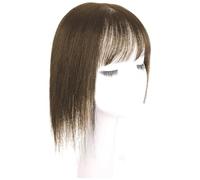 Flequillo de pelo con flequillo falso, postizo de pelo fino de moda, flequillo ligero para mujer, flequillo estilo salón en casa, 20 x 15 x 35 cm, para citas, uso diario, actuaciones, salidas