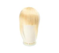 Flequillo falso Flequillo de cabello humano, 3 clips, 3D, corte romo, flequillo de cabello Natural, extensiones de cabello con Clip, no Remy, 2,5 "x 4,5", negro, marrón, Rubio Extensiones de cabello c
