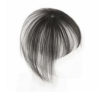 Flequillo falso Flequillo de cabello humano con pieza superior con clip sin costuras y extensión de flecos Clip de flecos naturales 3D en flequillo Piezas de cabello brasileño no remy for mujeres Exte