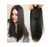 Flequillo Postizo Pelo, Flequillo falso Pinza, Postizos for el cabello for mujer, postizos largos y lisos con clip(10 Inch)