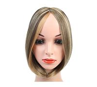 Flequillo Postizo Pelo Natural Flequillo largo y recto Flequillo de parte media Clip invisible en flequillo Aspecto natural sintético Extensión de pieza de cabello Flequillo Clip en flequillo Postizo