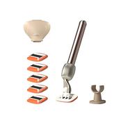 Fler The Razor Shave Set - Maquinilla de Afeitar para Mujer con Cabezales Intercambiables, con Soporte, 6 Cuchillas de Repuesto y Funda Protectora, Cuchilla Unisex con Aloe Vera, Vitamina E (Rosa)