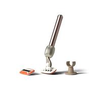 Fler The Razor Starter Set - Maquinilla de Afeitar para Mujer con Cabezales Intercambiables, con Soporte y 2 Cuchillas de Repuesto, Maquinillas unisex, Cuchilla con Aloe Vera, Vitamina E (Rosa)