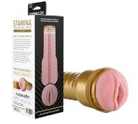 FLESHLIGHT Stamina Training Unit | Realistic Male Masturbator, Rosa | Lubricante de muestra incluido, moldeado de la actriz real, réplica exacta de estrella porno, masturbador masculino, Stroker