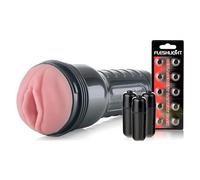 Fleshlight - Vibro Lady - Textura Superskin - Ḿáṣtṵrḇáḑőr Máṣcṵlinő Real - con Vibraciones - Estimulación Instensa - Mayor Placer - Diseño Interior con Protuberancias