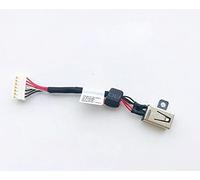 Fleshy Leaf Cable de carga de puerto de alimentación CC de repuesto para Dell XPS 15 7590 9570 9530 9550 9560 P56F P56F002 Precision 15 5510 5520 5530 5540 64TM0 064TM0 DC301000 X200 DC30100X300