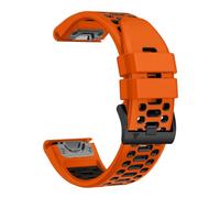 Fleshy Leaf Compatible con correa Fenix 8 AMOLED-47mm/Fenix 7/Fenix E de 22 mm, bandas de silicona suave de ancho para Garmin Fenix 5/Fenix 5 Plus/Fenix 6/Fenix 6 Pro/Fenix 7 Pro Smartwatch, 10MM,
