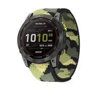 Fleshy Leaf Compatible con Garmin Fenix 8 de 22 mm / epix Pro de 47 mm de nailon para Fenix 5/6/7Fenix 5 Plus/Fenix 6 Pro/Forerunner 935, 22MM, Nailon, No es una piedra preciosa