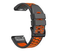 Fleshy Leaf Correa para reloj Fenix 8 de 51 mm 6X/7X de 26 mm, de silicona suave, de fácil ajuste, repuesto para relojes inteligentes Fenix 5X/Fenix 5X Plus/Fenix 3/Fenix 6X Pro/Descent Descent MK2i,