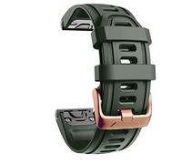 Fleshy Leaf QuickFit,Correa de reloj de 20 mm compatible con Garmin Fenix 7S 5S/5S Plus, 6S/ 6S Pro, D2 Delta S, Descent Mk2S,Correa de repuesto de silicona para pulsera y accesorios SmartWatch, 20MM