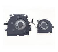 Fleshy Leaf Ventilador de refrigeración de CPU + GPU de repuesto para Lenovo Ideapad Yoga C940-14IIL Quiet 5H40S19974 ND55C57-18L29 ND55C56-18L28 DC5V
